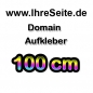 Preview: 100cm Domainaufkleber