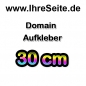 Preview: 30cm Domainaufkleber