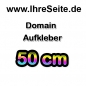 Preview: 50cm Domainaufkleber