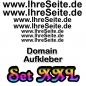 Preview: Domainaufkleber XXL Set