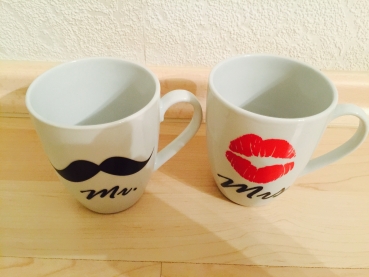 Preview: Mr & Mrs set Tassen