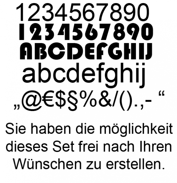 Zahlen Buchstaben Maxi Set