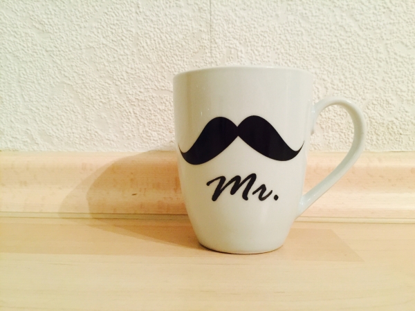 Mr & Mrs set Tassen